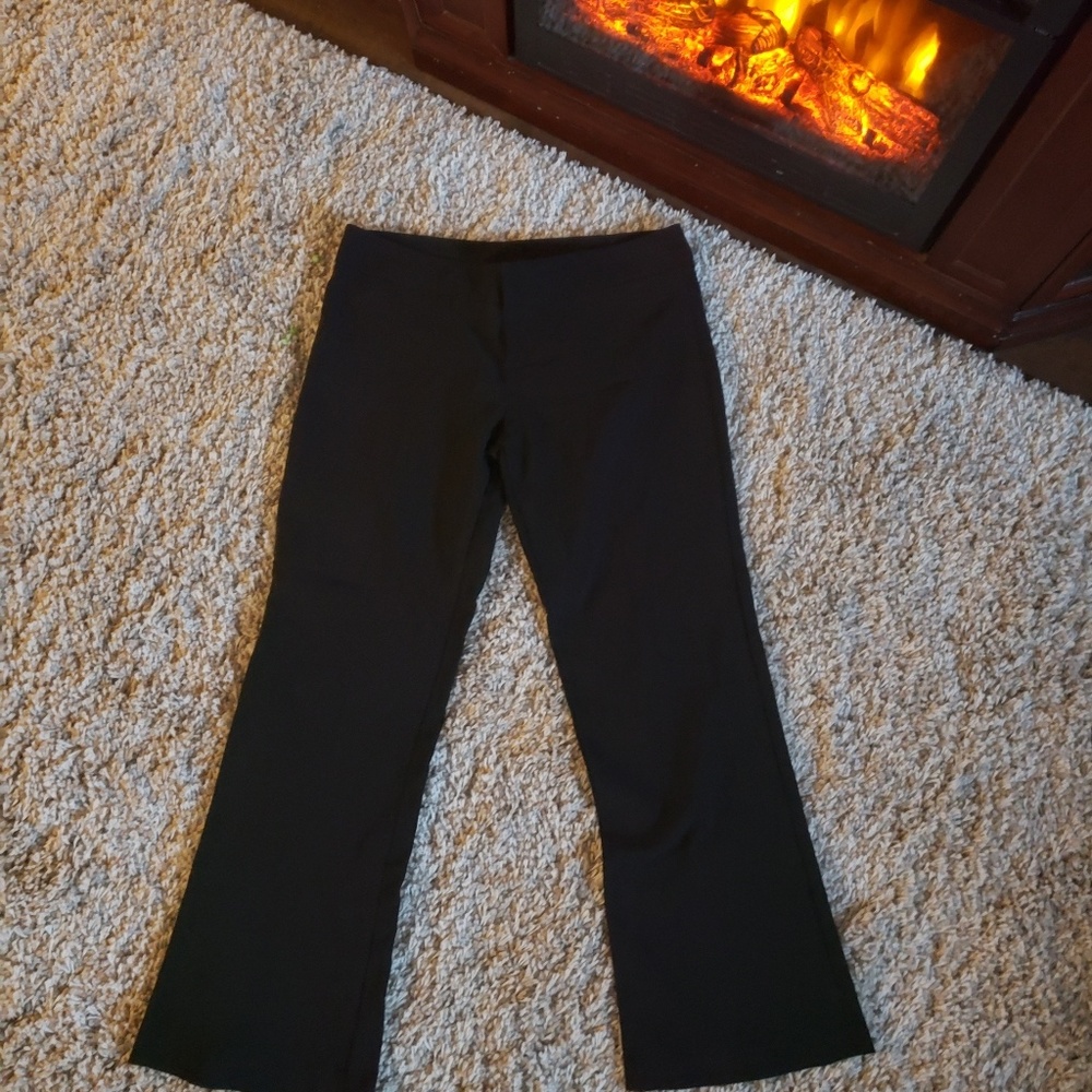 🔥Comfort Mid Rise Wide Leg Black Dress Pants